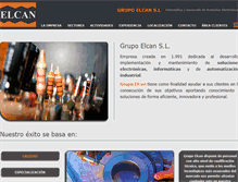 Tablet Screenshot of grupoelcan.com